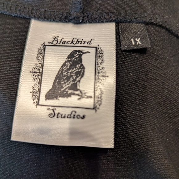 Designer Blackbird Studios Floral Hooded Tunic Jacket  Size 1x- Fits XL 0x - Picture 9 of 13